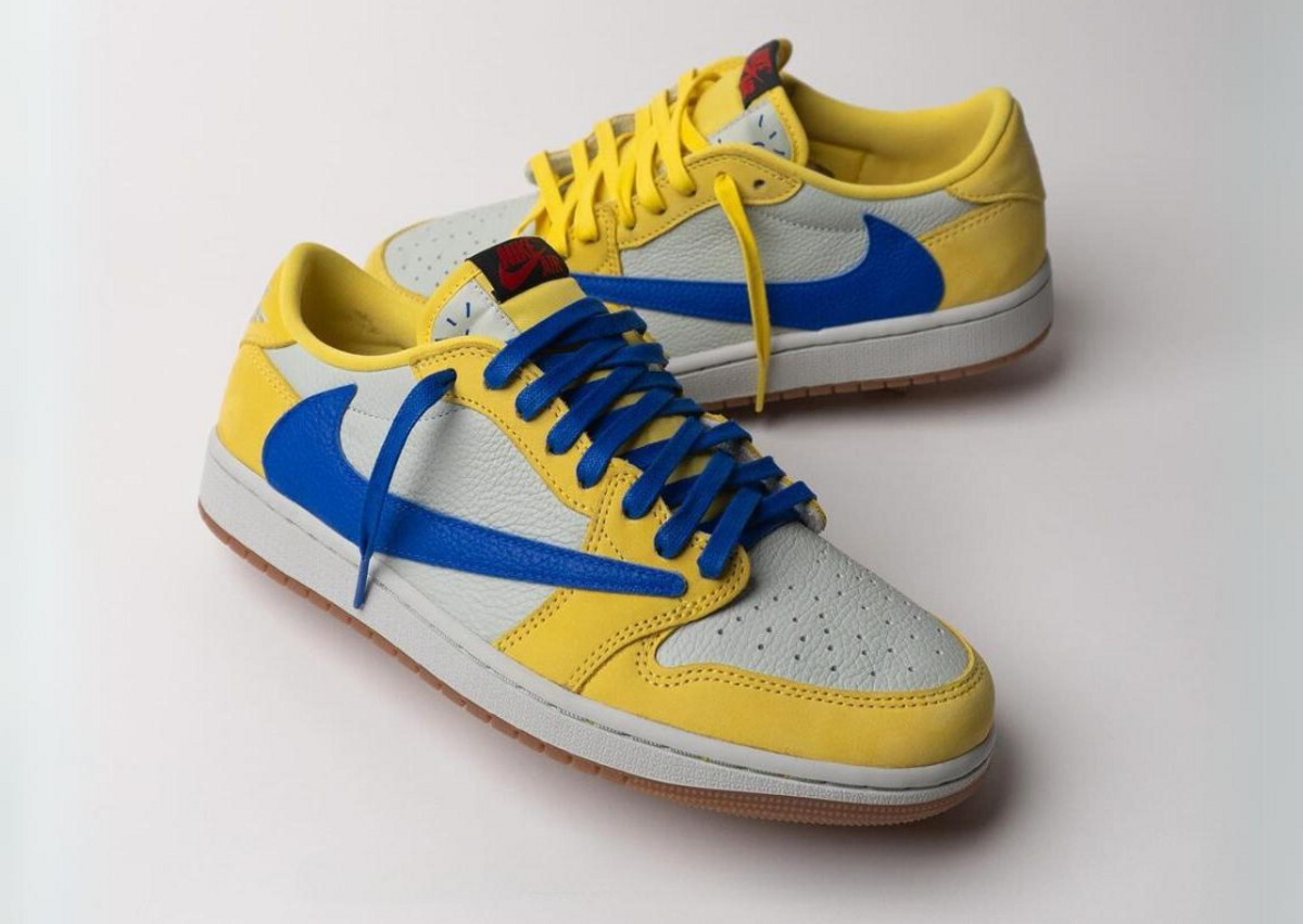 Travis Scott x Air Jordan 1 Low Canary